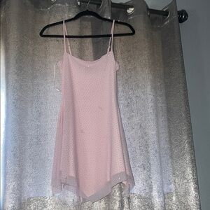 Elegant Pink Spaghetti Strap Top